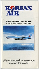 Image: timetable: Korean Air
