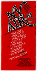Image: timetable: N.Y. Air, pocket schedule