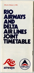 Image: timetable: Rio Airways, Delta Air Lines