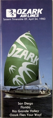 Image: timetable: Ozark Air Lines