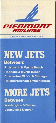 Timetable: Piedmont Airlines