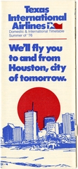 Image: timetable: Texas International Airlines, summer schedule