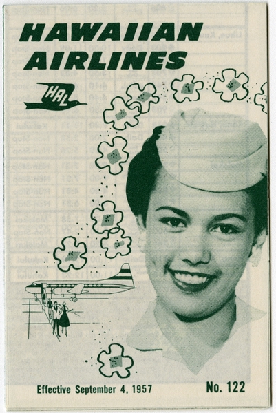 Image: timetable: Hawaiian Airlines, pocket schedule