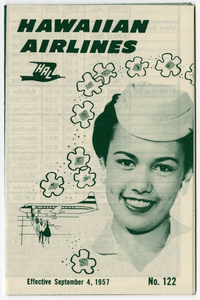 Image: timetable: Hawaiian Airlines, pocket schedule