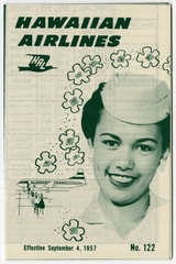 Image: timetable: Hawaiian Airlines, pocket schedule