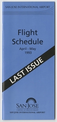 Image: timetable: San Jose International Airport