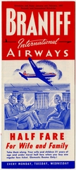 Image: timetable: Braniff International Airways