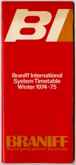 Image: timetable: Braniff International, Winter