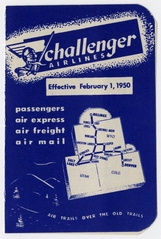 Image: timetable: Challenger Airlines