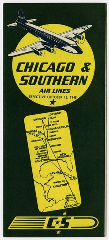 Timetable: Chicago & Southern Air Lines (C&S)