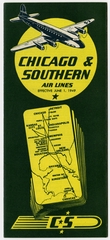 Image: timetable: Chicago & Southern Air Lines (C&S)