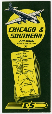 Timetable: Chicago & Southern Air Lines (C&S)