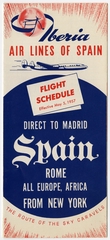 Image: timetable: Iberia Airlines