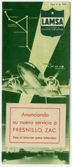 Image: timetable: LAMSA (Líneas Aéreas Mexicanas)