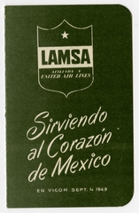 Image: timetable: Lamsa (Lineas Aereas Mexicanas)
