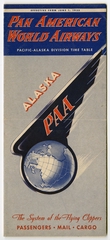 Image: timetable: Pan American World Airways, Pacific-Alaska division