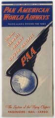 Image: timetable: Pan American World Airways, Pacific-Alaska division