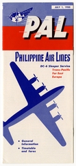 Image: timetable: Philippine Air Lines