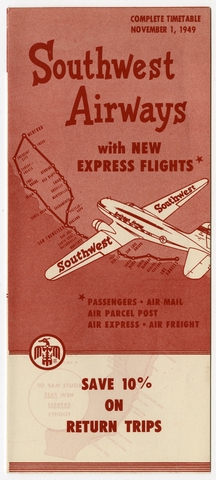 Timetable: Southwest Airways
