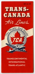Image: timetable: Trans-Canada Air Lines