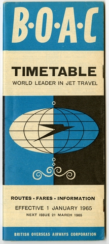 Timetable: British Overseas Airways Corporation (BOAC)