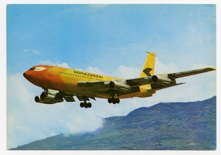 Image: postcard: Aerocondor Colombia, Boeing 720B