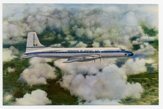 Image: postcard: Aeronaves de Mexico, Bristol Britannia 302