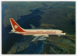 Image: postcard: Air Algerie, Boeing 737-200