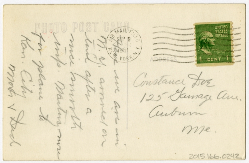 Image: postcard: American Airlines, Douglas DC-6