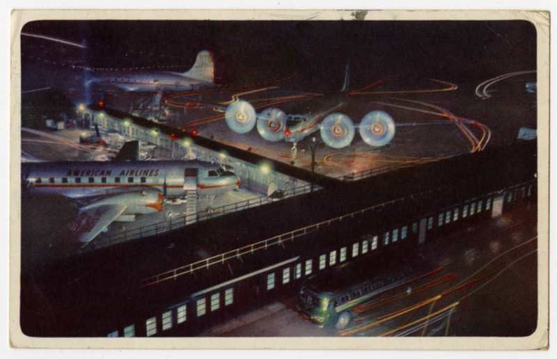 Image: postcard: American Airlines, Douglas DC-6, Convair