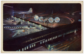 Image: postcard: American Airlines, Douglas DC-6, Convair