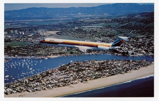 Image: postcard: AirCal, McDonnell Douglas DC-9