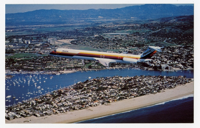 Postcard: AirCal, McDonnell Douglas DC-9