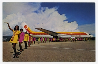 Image: postcard: Air Jamaica, Douglas DC-8-62