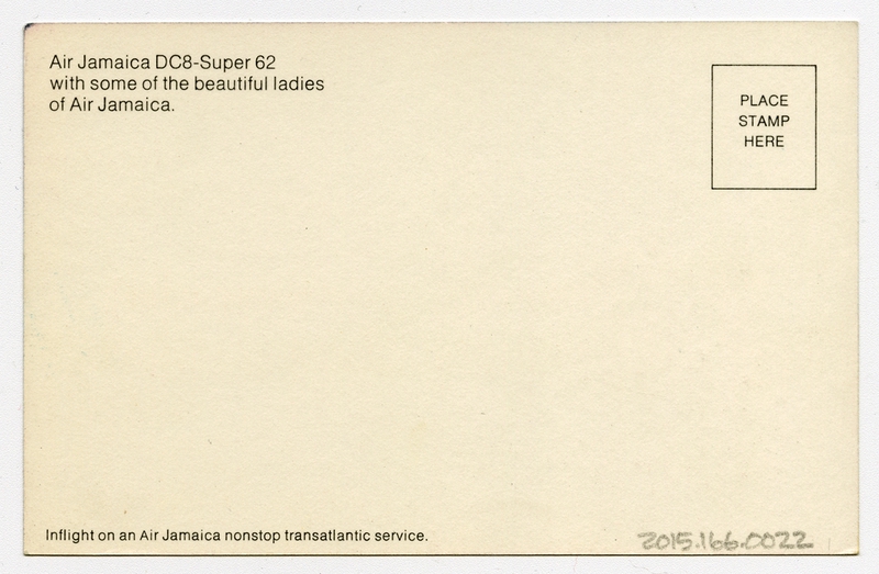Image: postcard: Air Jamaica, Douglas DC-8-62