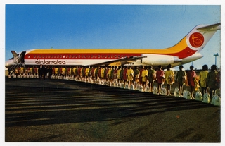 Image: postcard: Air Jamaica, McDonnell Douglas DC-9