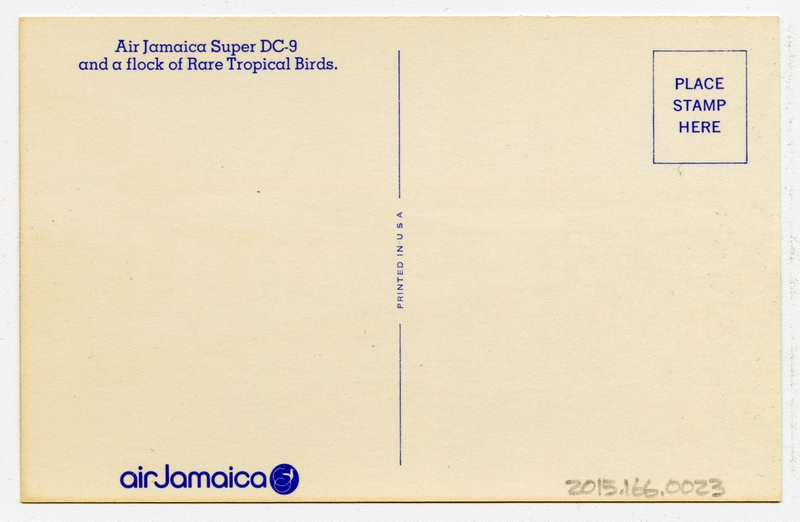 Image: postcard: Air Jamaica, McDonnell Douglas DC-9