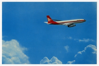 Image: postcard: Air Lanka, Boeing 707