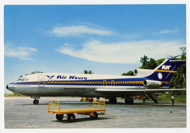 Postcard: Air Nauru, Boeing 727-100