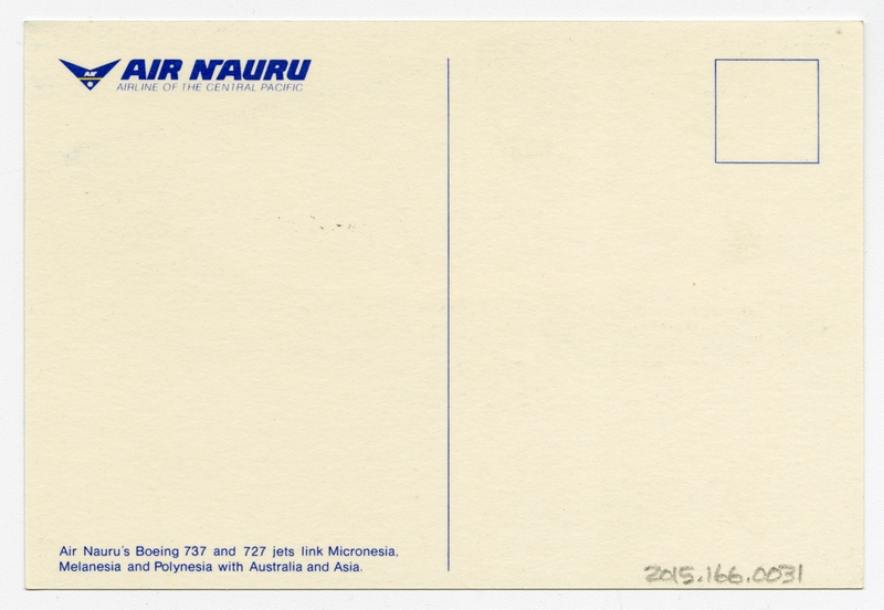 Image: postcard: Air Nauru, Boeing 737-200