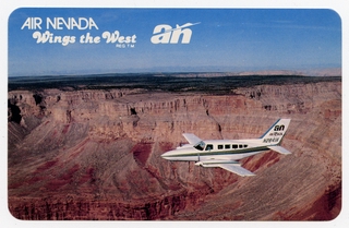 Image: postcard: Air Nevada, Cessna 402C