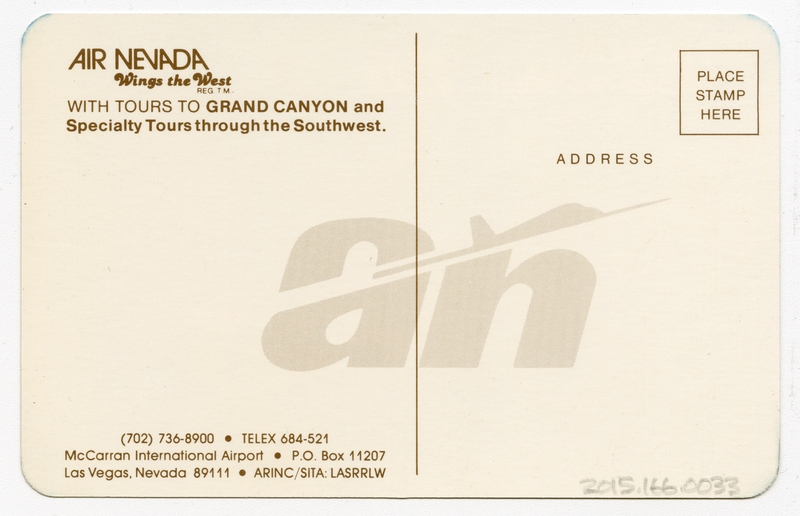 Image: postcard: Air Nevada, Cessna 402C