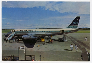 Image: postcard: Air New Zealand, Douglas DC-8-50