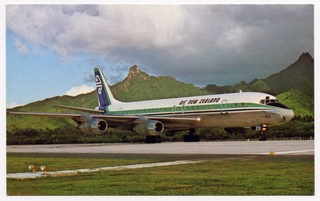 Image: postcard: Air New Zealand, Douglas DC-8