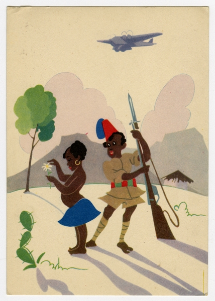 Image: postcard: Air Littoria