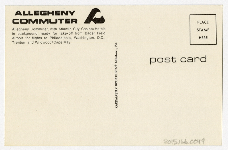 Image: postcard: Allegheny Commuter
