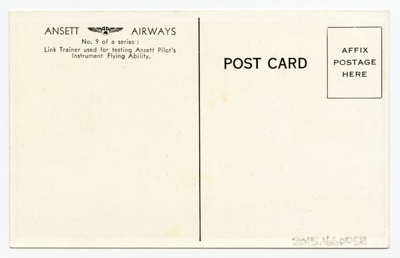 Image: postcard: Ansett Airways