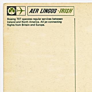 Image #2: postcard: Aer Lingus, Boeing 707