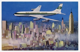 Image: postcard: Aer Lingus, Boeing 707-300