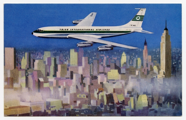 Postcard: Aer Lingus, Boeing 707-300